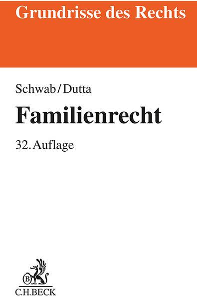 Produktbild Familienrecht (Deutsch, Schwab, Dieter(Dr.Dr.h.c.)/Dutta, Anatol(Dr.), 2024)