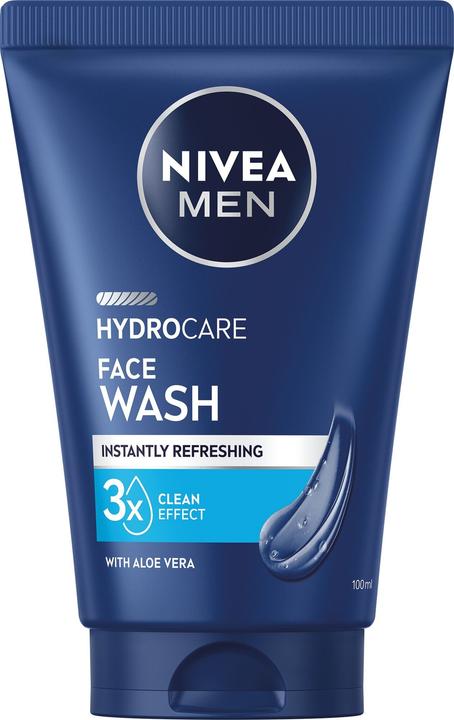 NIVEA Hydrocare Reinigungsgel für Herren (Gesichtswäsche) 100 ml (Cleansing gel, 100 ml)