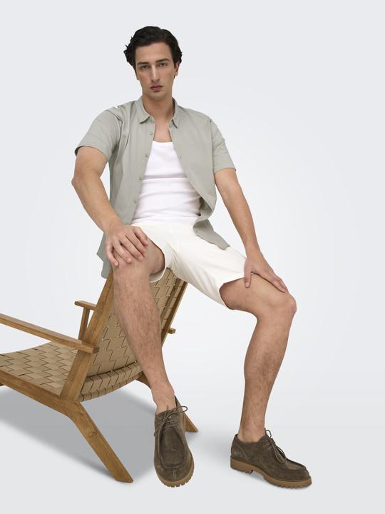 Produktbild Only & Sons Onsrobin Button Under Ss Stretch Shirt (L)