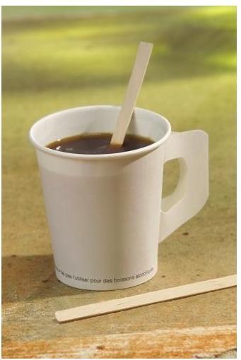 Immagine prodotto Papstar Stirring Sticks Pure 1000 pezzi Light Brown (1000 x)