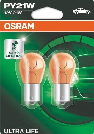 Actual product image Osram Ultra Life (PY21W)