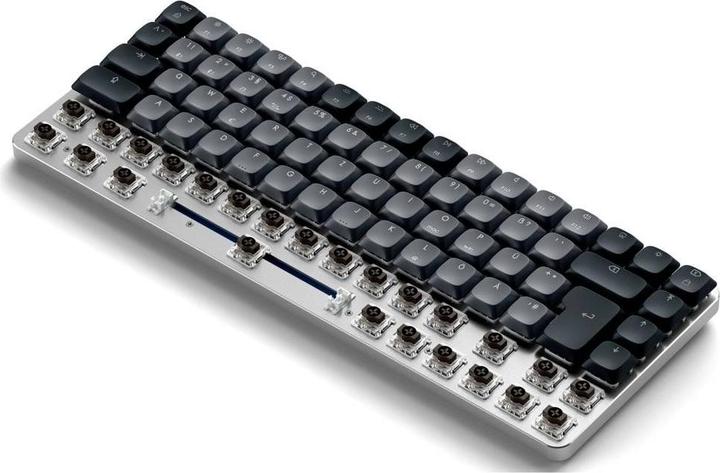 Actual product image Satechi SM1 Slim Mechanical Bacllit BT Keyboard German dark (DE, Wireless, Cable)