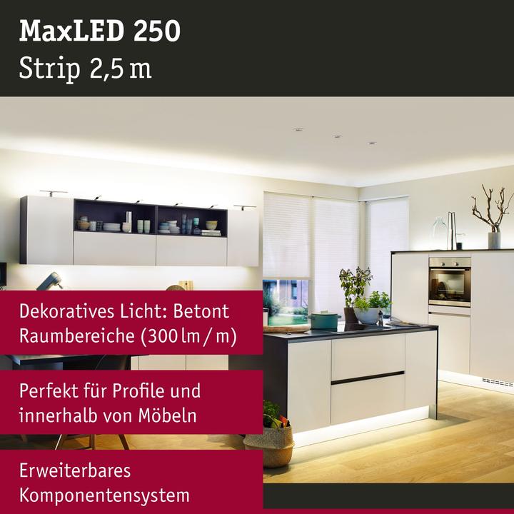 Image du produit Paulmann MaxLED 250 Stripe (Blanc chaud, 250 cm, Intérieur)