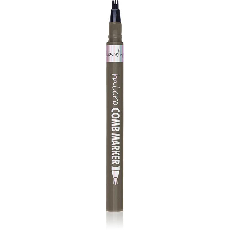 Lovely, Augenbrauenstift, Micro Combo Marker Filling Eyebrow Mascara 2