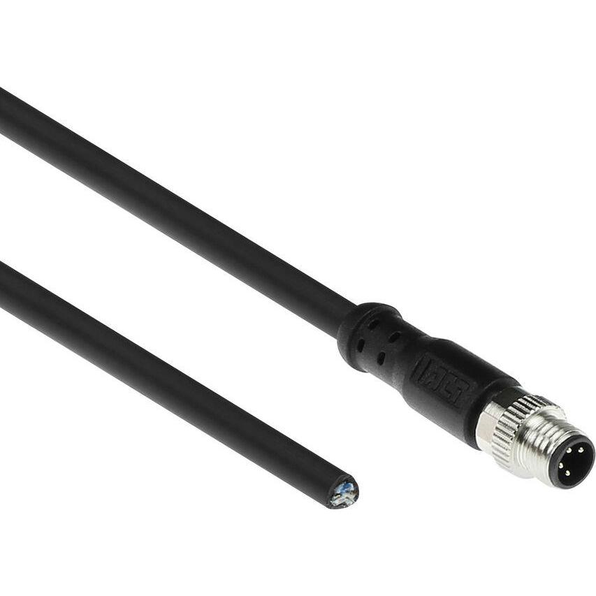 ACT Industrial 1.50 meters Sensor cable M8A 4-pin male to open end, Ultraflex Xtreme TPE cable, shielded, Elektronikkabe...