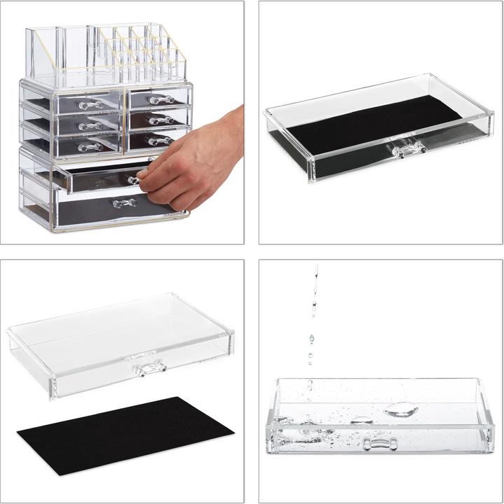Image du produit Relaxdays Organisateur de maquillage