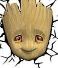 Produktbild 3Dlight Guardians of the Galaxy - Baby Groot Gesicht - 3D LED Leuchte 3D