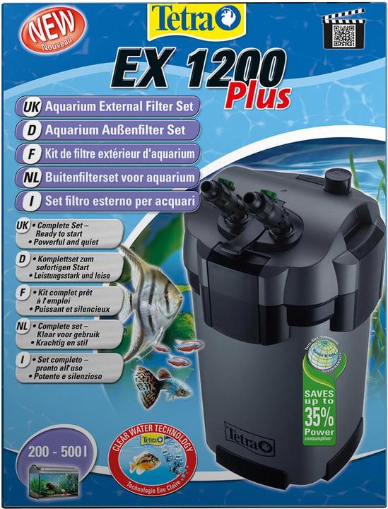 Productafbeelding Tetra EX 1200 Plus (500 l, Extern filter, Zoet water)