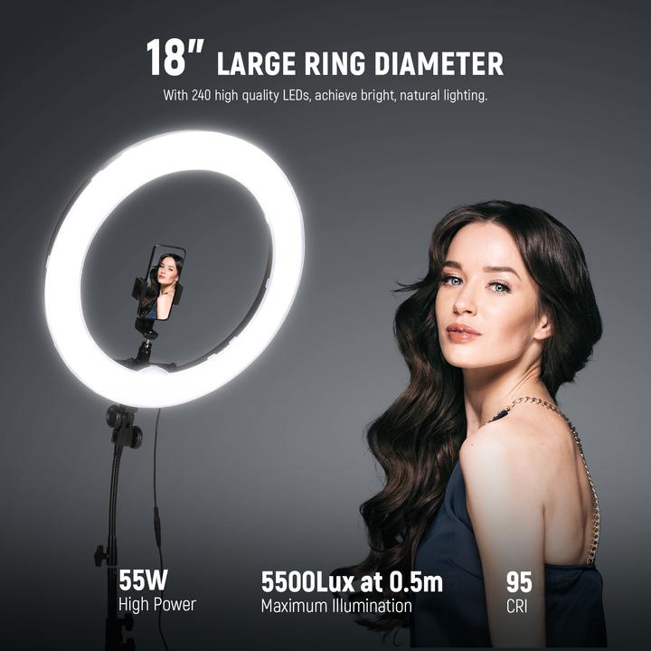 Produktbild Neewer RL-18 Smartphone Ring Light Kit-New Version (Ringlicht)