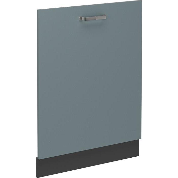 Vichy Geschirrspülblende R-Line, Blau-Grau/Anthrazit, 60 cm ohne Arbeitsplatte, Geschirrspüler Zubehör, Blau
