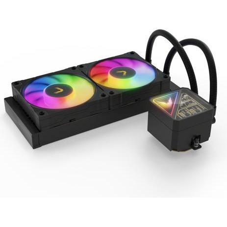 Valkyrie V240 Lite ARGB Black, CPU Wasserkühler, Schwarz