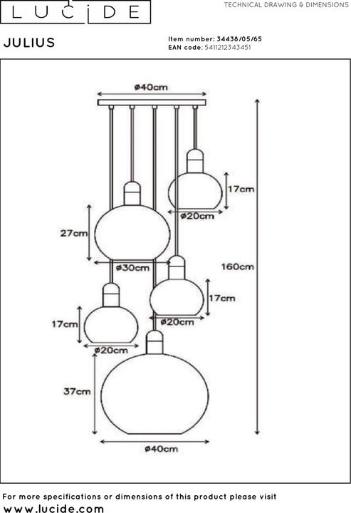 Image du produit Lucide Julius (E27)
