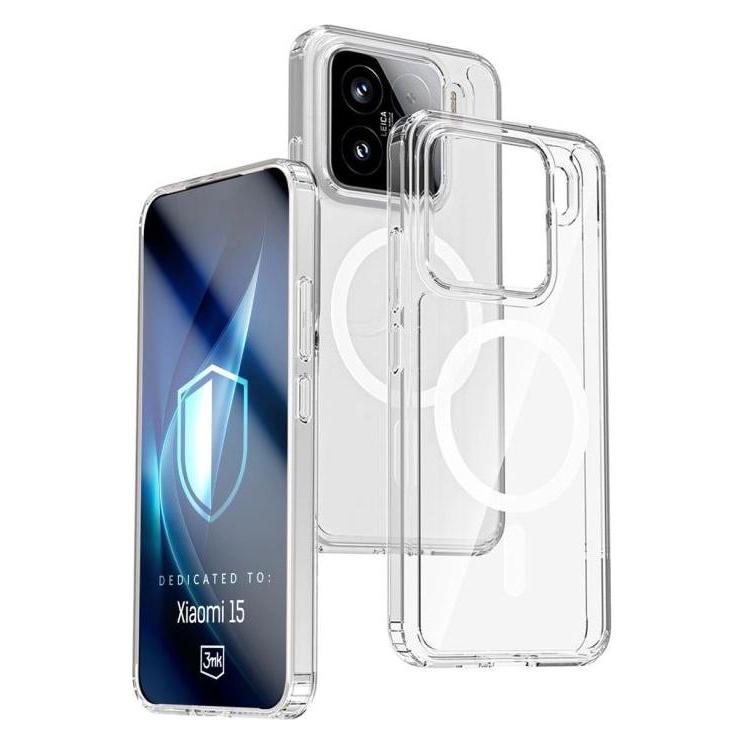 3MK Etui Armor Magcase Do Xiaomi 15 (Xiaomi 15), Cover Smartphone, Trasparente