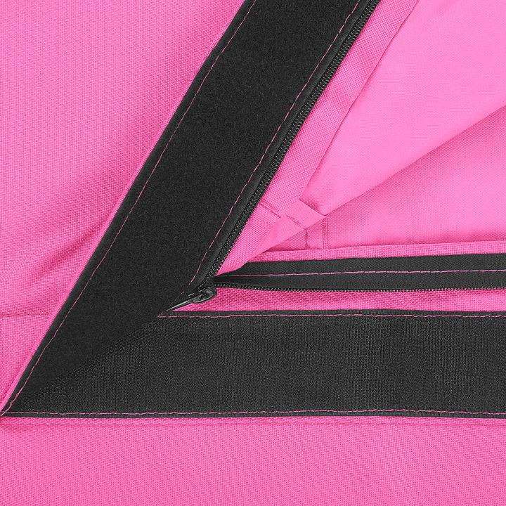 Actual product image Beliani Beanbag with inner bag for indoor and outdoor use 180 x 230 cm pink FUZZY