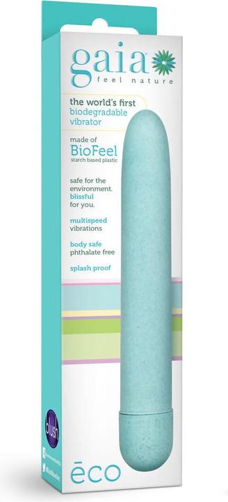 Actual product image Gaia Eco Vibrator Blau