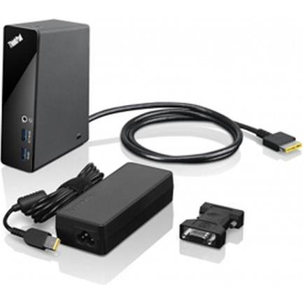 Lenovo ThinkPad OneLink Pro Dock (DK) (USB-A, 1 Port), Dockingstation + USB Hub, Schwarz