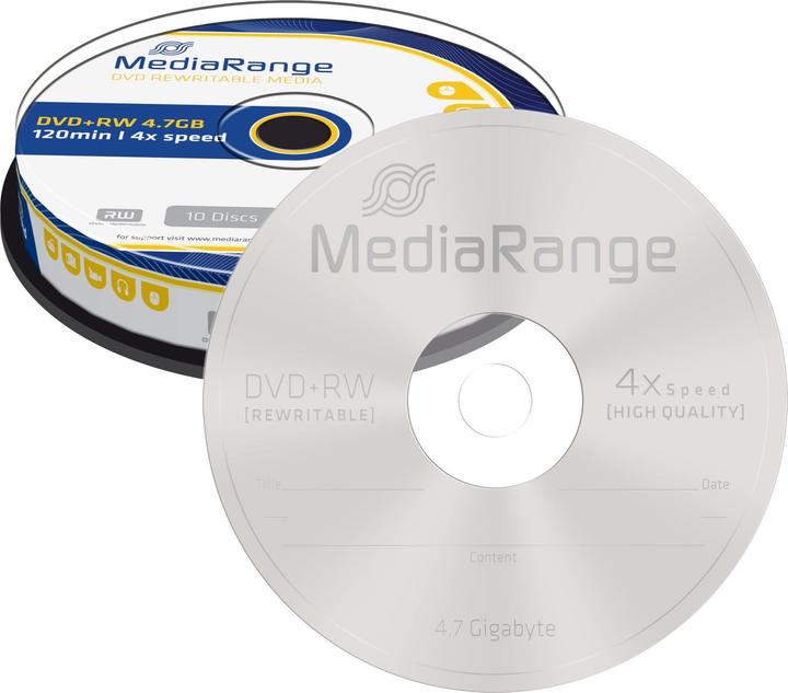 Actual product image MediaRange 10 x DVD+RW (10 x)