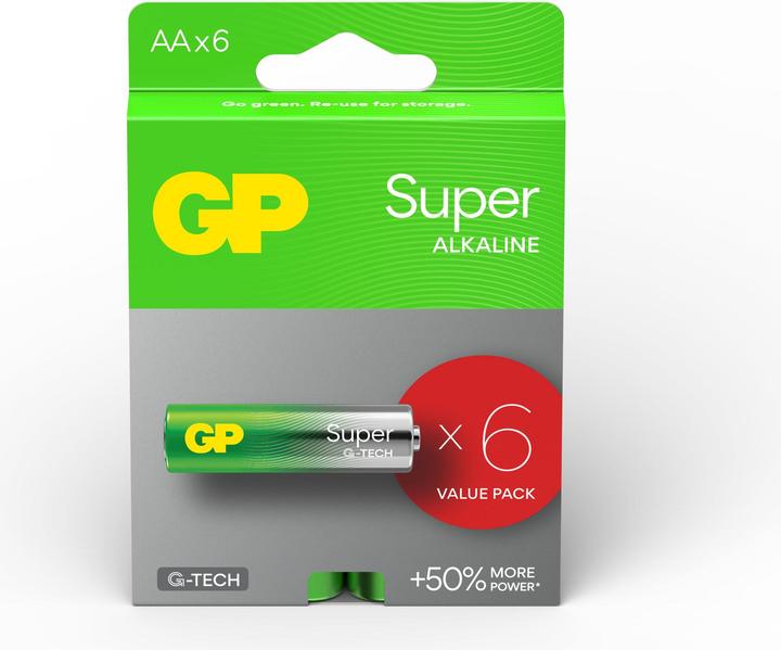 Actual product image Blow Batteries Super Alkaline AA 1.5v 6pce (6 pcs., AA)