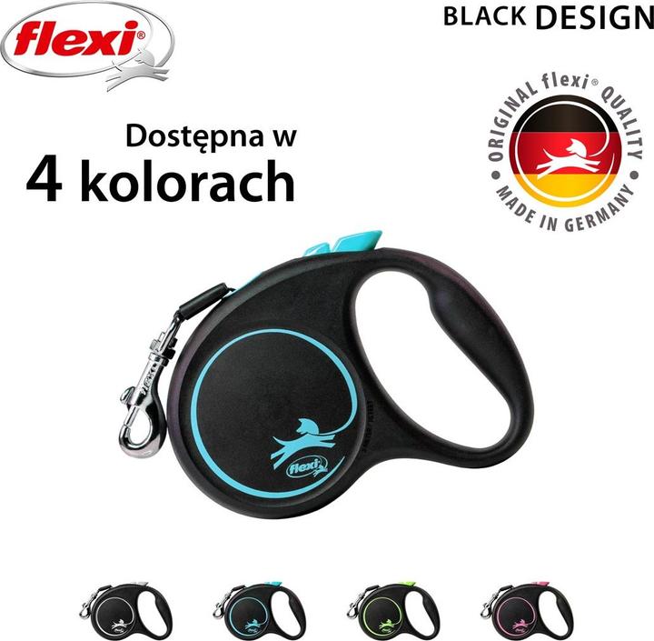 Productafbeelding Flexi Zwarte Designriem (S, Hond, Algemeen)