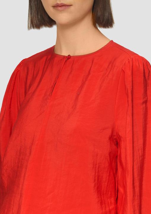 Produktbild S.Oliver Bluse Bluse mit Puffärmeln im O-Shape (46)