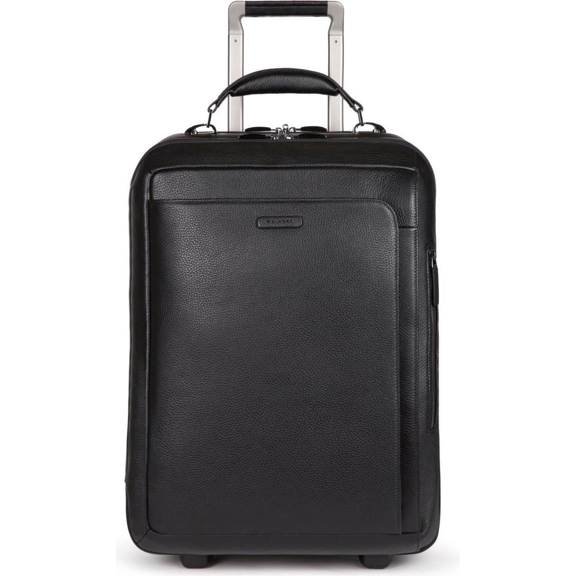 Piquadro, Koffer, Modus Special - Cabinecomputertrolley met iPAd-vak, Zwart, (47 l)