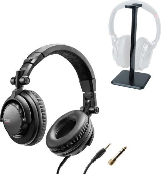 Produktbild Hercules HDP DJ45 DJ Kopfhörer mit Tisch-Stativ (NC, Kabelgebunden)