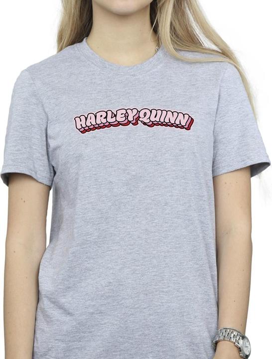 Produktbild Batman Harley Quinn Logo Baumwolle Boyfriend TShirt (M)