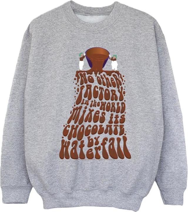 Produktbild Willy Wonka & the Chocolate Factory Chocolate Waterfall Sweatshirt Mädchen (152, 158)