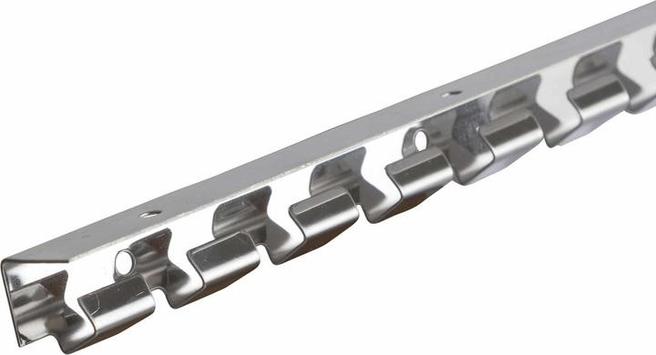 Actual product image Kerbl Hook strip 125cm stainless steel for PVC curtain