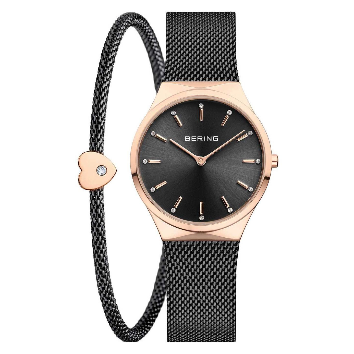 Bering, Horloge, 12131-169-Gwp, Zwart, (Analoog Horloge)
