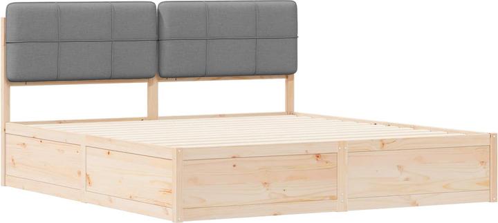 Actual product image vidaXL Moderner Bettrahmen (180 x 200 cm)