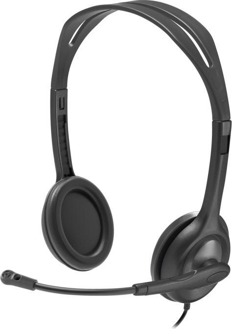 Actual product image Logitech H111 Stereo Headset Wired (Cable)