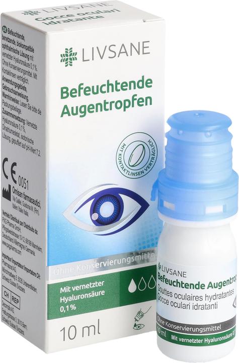 Produktbild Livsane Befeuchtende Augentropfen (10 ml, 10ml Flasche)