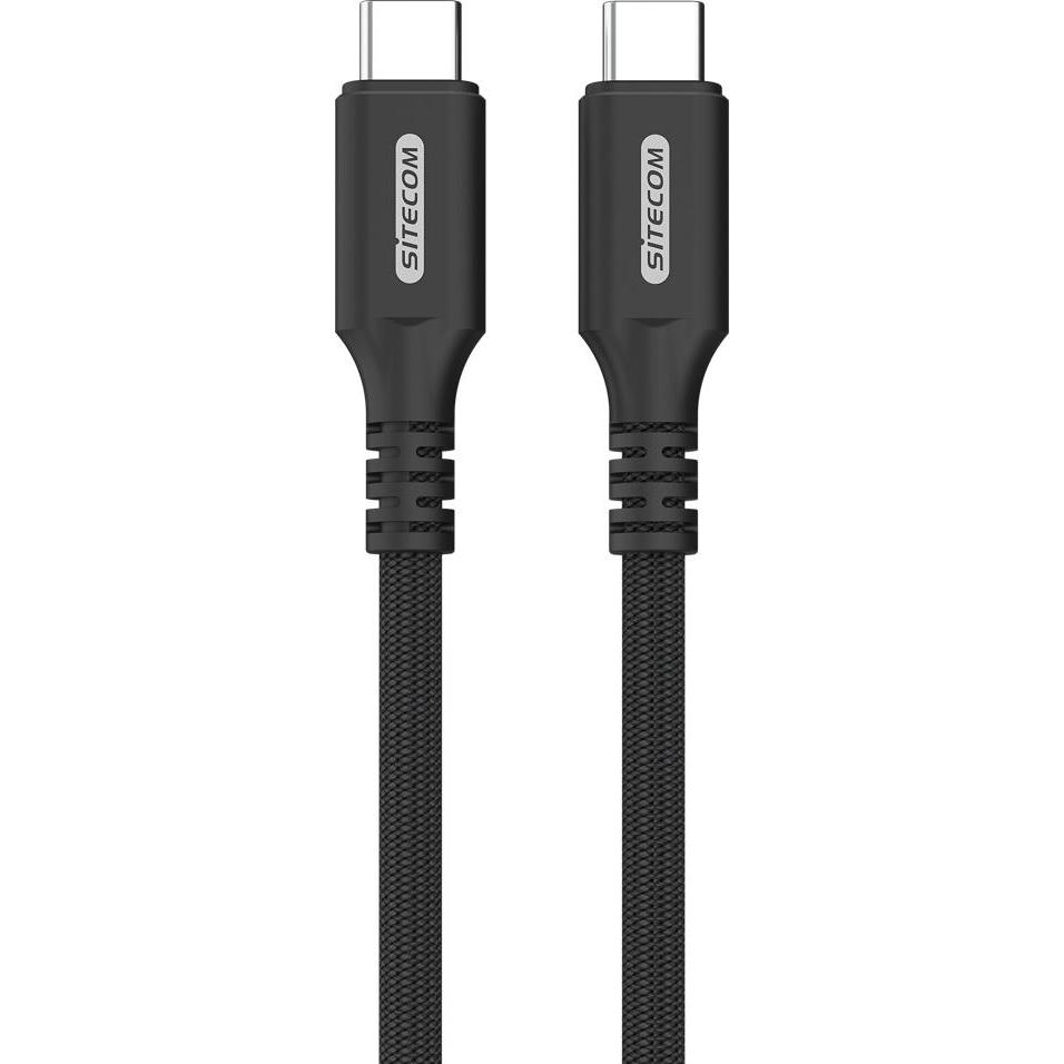 Sitecom CA-1004 USB-CzuUsB-C PD Kabel2m (2 m, USB 4.0), USB Kabel