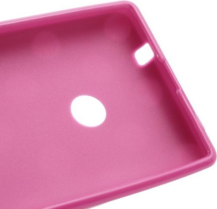 Actual product image König Design Protective cover TPU Case for mobile Nokia Lumia 520 525 Pink / White (Nokia Lumia 520)