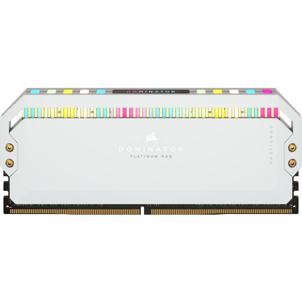 Thumbnail - Corsair Dominator Platinum RGB (2 x 16GB, 5600 MHz, DDR5-RAM, DIMM), RAM, Weiss