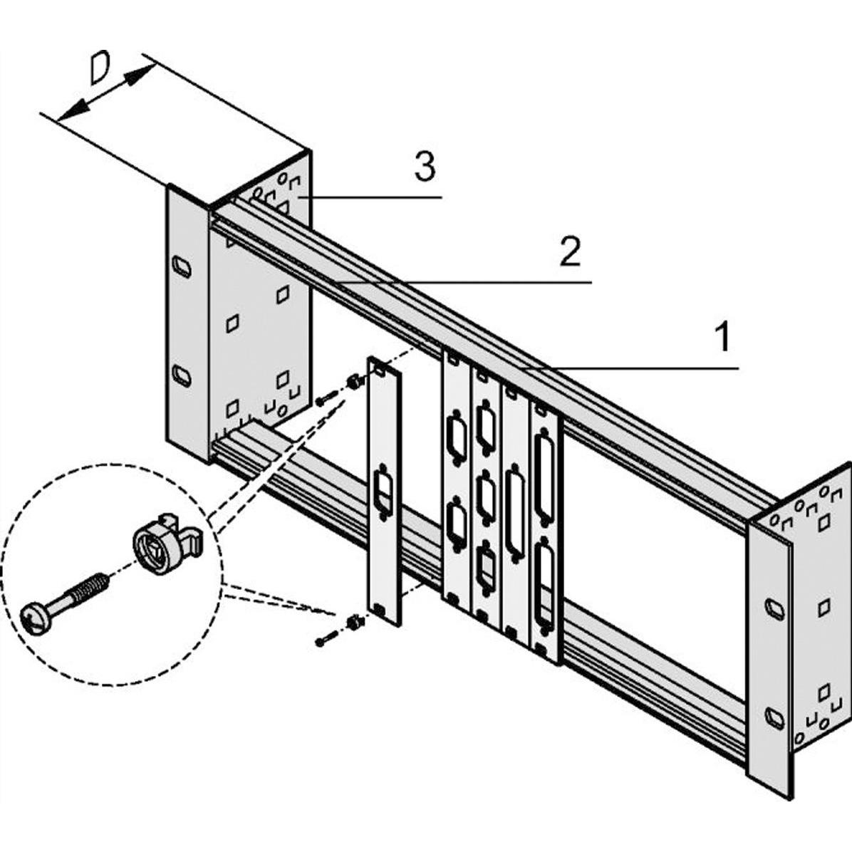 Schroff 19"-Zubehör mechanisch, Serverschrank Zubehör