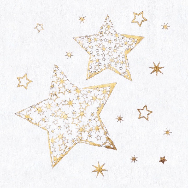 Produktbild Sigel Weihnachtsbriefumschlag ”Golden Glow” (C6/5, 50 x)