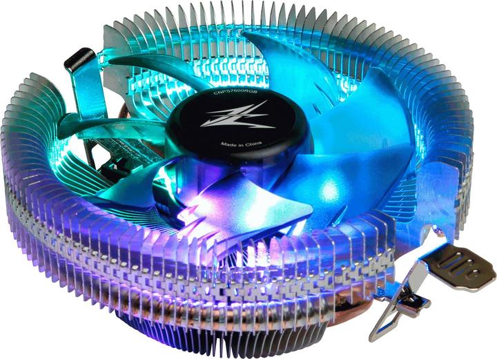Actual product image Zalman CNPS7600 RGB Low profile Flower Heat Sink CPU Cooler TDP 95W 92mm FAN pwm