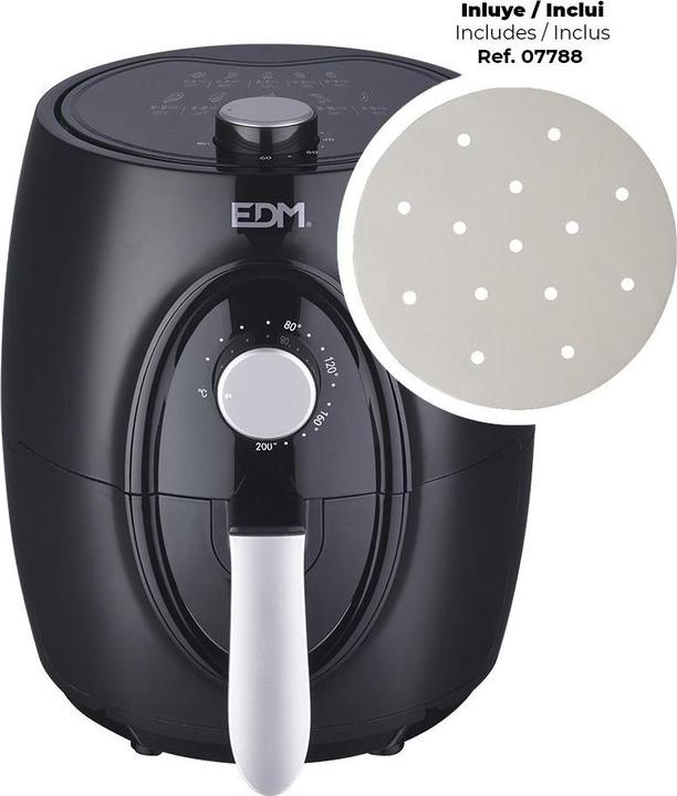 Produktbild EDM Heissluftfritteuse 07654 1400 W 3,6 L Bunt