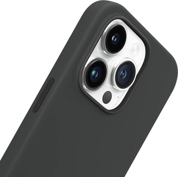 Actual product image Jaym Premium silicone case, Black Series (Apple iPhone 12 Pro Max)
