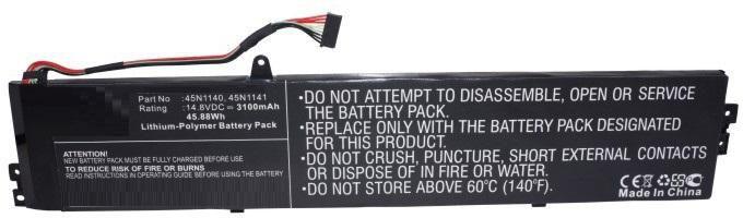 Produktbild CoreParts Laptop-Batterie Lithium-Polymer 3100 mAh 45.9 Wh (4 Zellen, 3100 mAh)