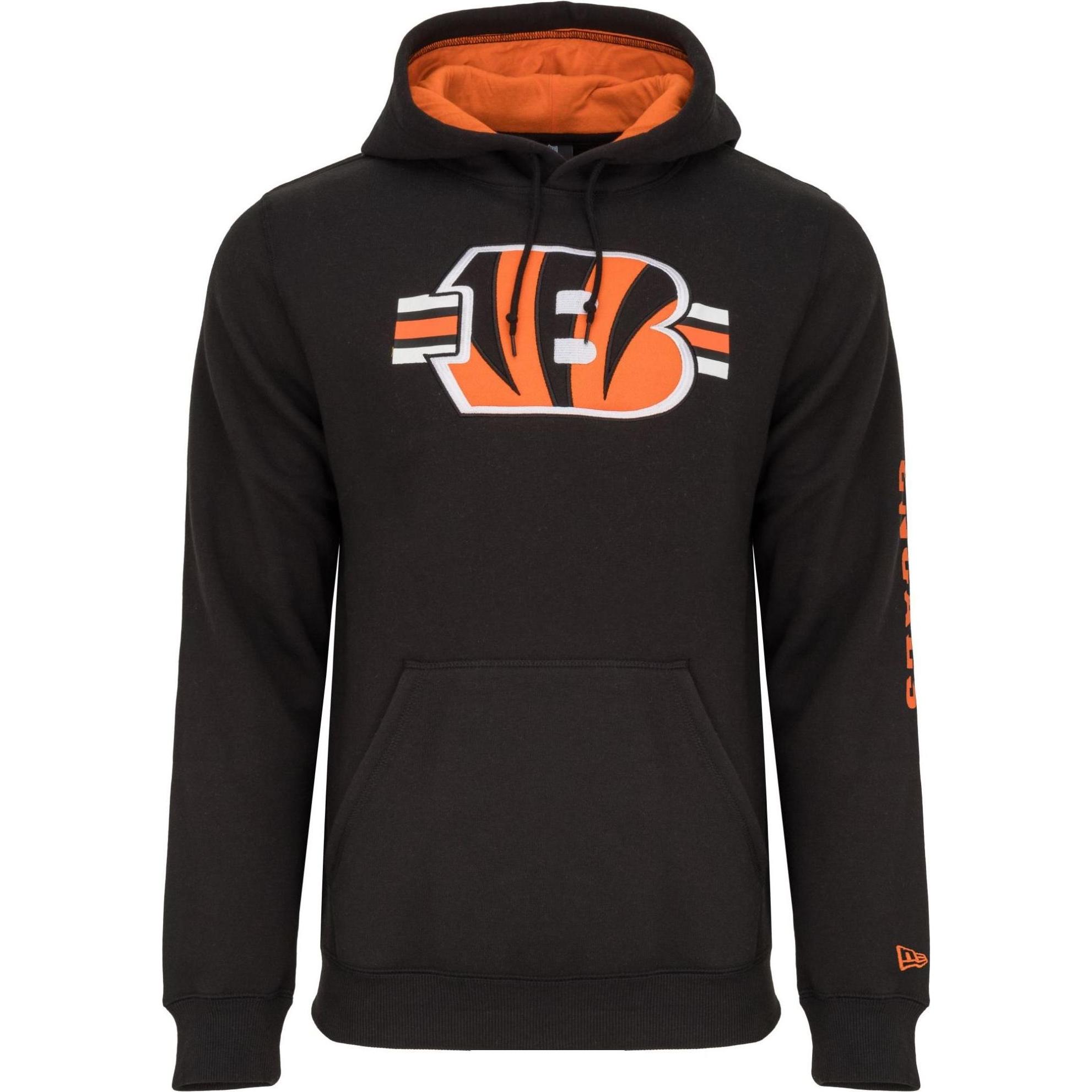 Thumbnail - New Era, Herren, Pullover, Fleece Hoody - NFL SIDELINE Cincinnati Bengals - S, Schwarz, (S)