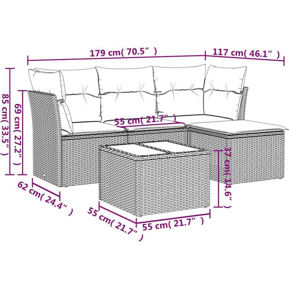 Thumbnail - VidaXL, Gartenlounge, Jaren