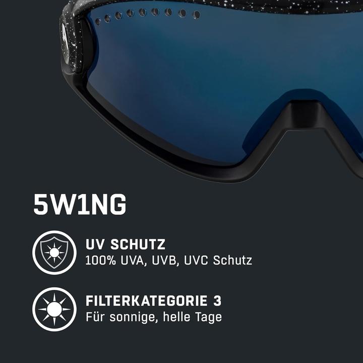 Produktbild Alpina 5W1NG (Schwarz, Blue Mirror)