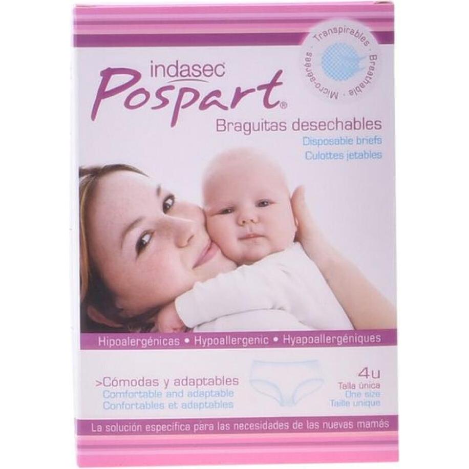 Thumbnail - Indasec, Intimpflege, POSPART braguitas desechables talla única 4 uds (125 ml, Intimtücher)