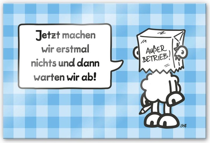 Image du produit Sheepworld Héros des mots Hors service (40 x 60 cm)