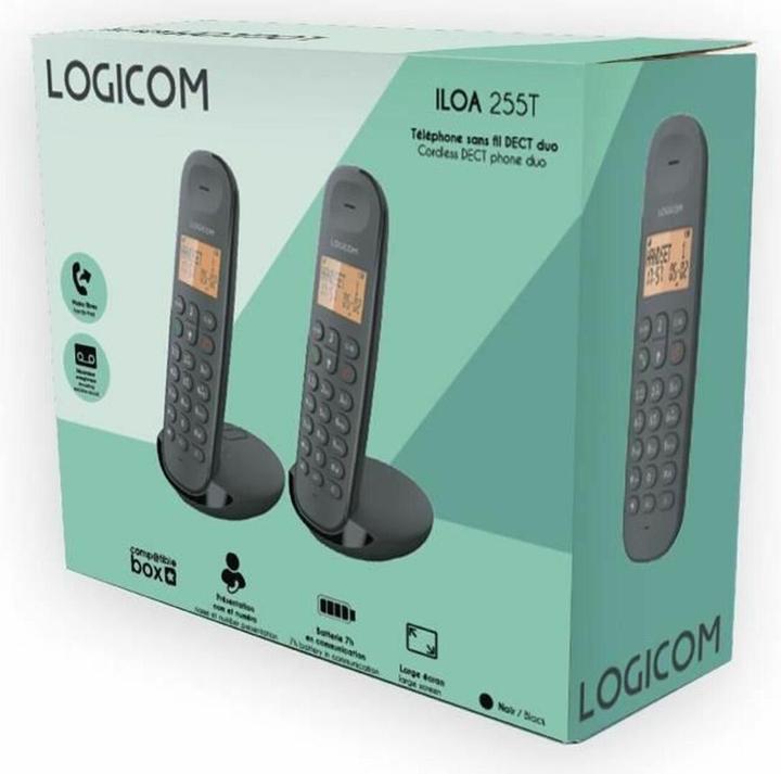 Image du produit Logicom Festnetztelefon DECT ILOA 255T DUO