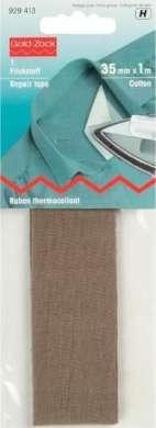 Produktbild Prym Flickstoff, grau 3.5 x 100 cm, Karte, aufbügelbar, CO