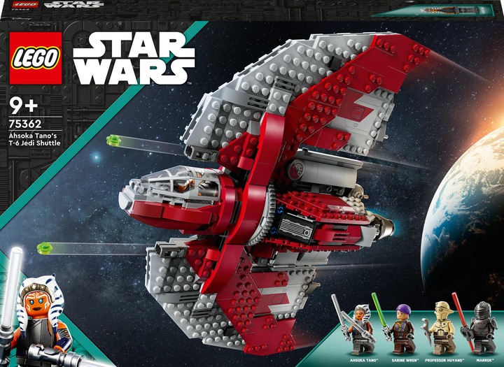 Actual product image LEGO Ahsoka Tanos T-6 Jedi Shuttle (75362, LEGO Star Wars)